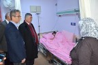 Balkanay ve Keskin’den hasta ziyareti