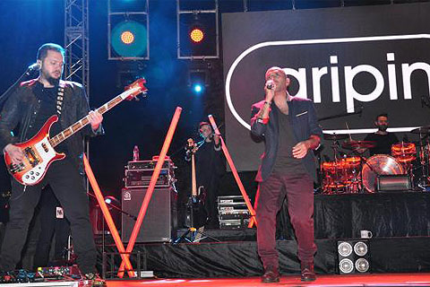 Gripin Denizli’de konser verdi