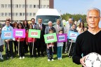 Efsane futbolcudan sevgi dokunuşu