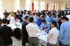 Öğrencilerle işadamları biraraya geldi