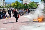 Kur’an Kursunda yangın tatbikatı