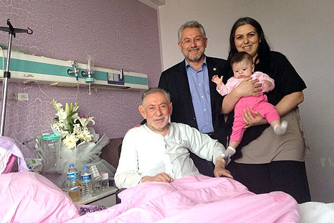 Baba Yüksel’e torun morali