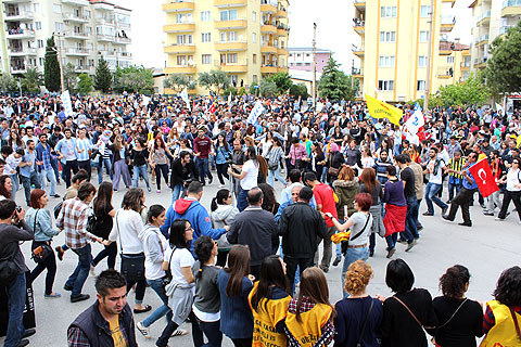 Denizli’de coşkulu 1 Mayıs