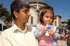 1.000 litre süt dağıttılar
