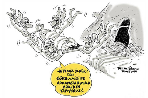 Soma trajedisini böyle çizdi