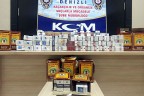 Kaçak çay kutusunda kaçak sigara