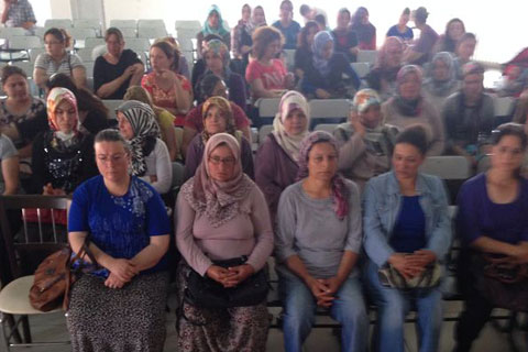 Çallı kadınlara aşçılık kursu