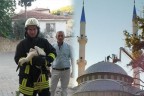 Yavru leyleği itfaiye kurtardı