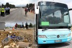 TURİST TAŞIYAN OTOBÜS KAPALIYOLA GİRDİ, İKİ KARDEŞİ AĞIR YARALADI