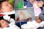 Yeni ilçelerin ilk bebekleri oldular