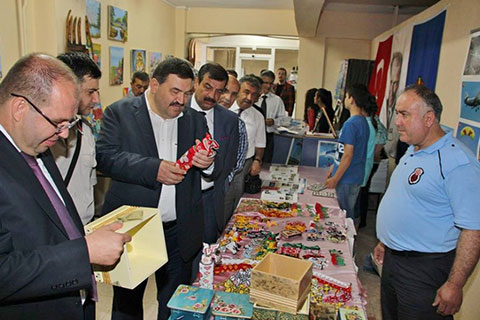 Honaz’da el emeği sergisi