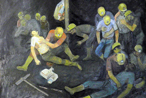 Ressam Çallı Soma maden faciasını tuvale aktardı