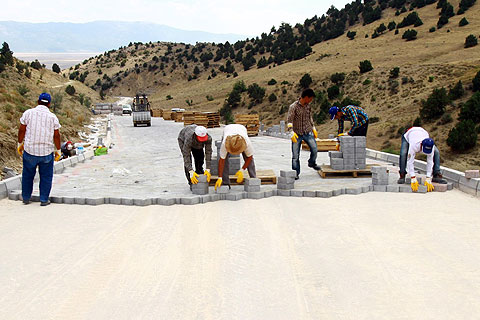 Piknik yolu bayrama hazır