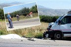 Kamyonet traktöre çarptı: 1 ölü, 1 yaralı