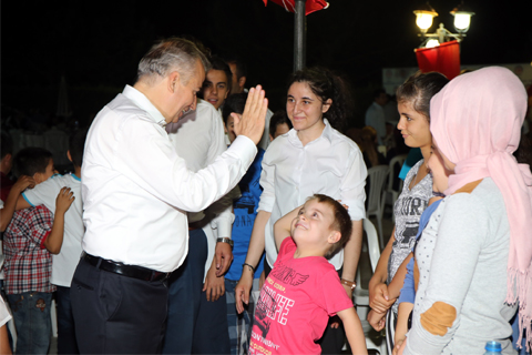 Koruyucu aileler iftarda buluştu