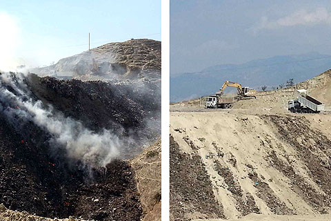 Çöplük kalkıyor ağaçlar geliyor