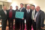 Hemşehri senatör ve asker arkadaşı sürprizi