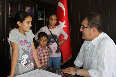 Başkanı ziyaret edip park istediler