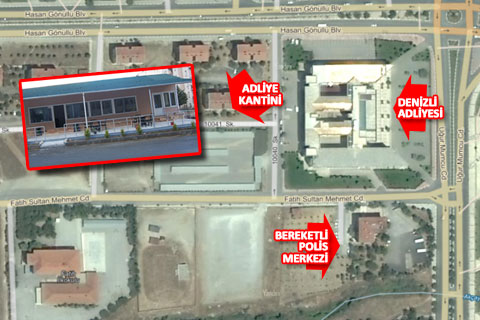Adliyenin kantinini soydular
