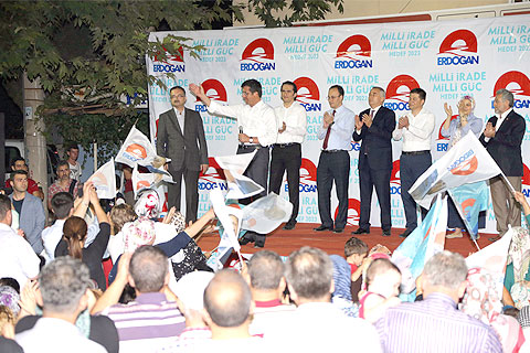 Erdoğan için yollara düştüler