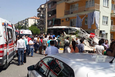 İşte korkunç kazanın saniye saniye görüntüleri
