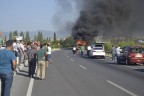 Çevre Yolunda yangın paniği