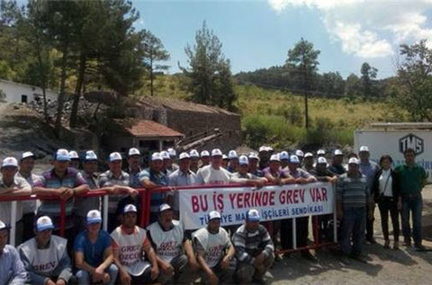 İşçiler iki aydır grevde