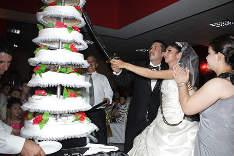 Hastane odasından düğün salonuna