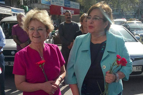 Kadın başkanların dayanışması