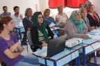 Çamelili kadınlar seracılığı öğreniyor