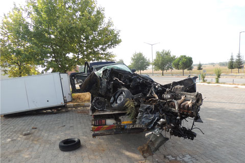 Ac ıpayam’da kaza: 1 ağır yaralı