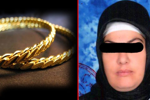 Gelin altınlarla kaçtı
