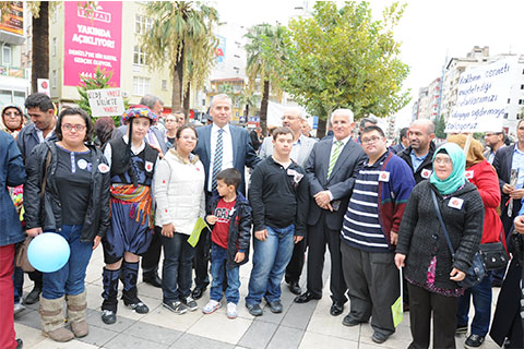 Özel çocuklar için özel etkinlik