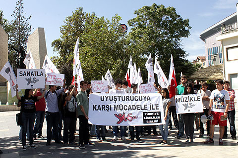 Uyuşturucuya savaş açtılar