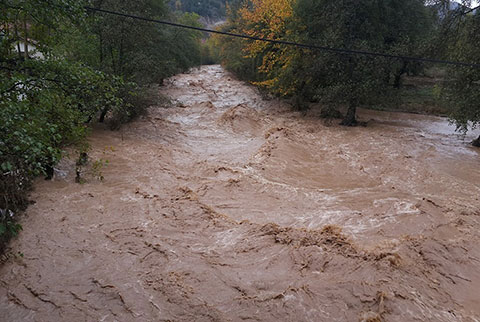 Çameli’de sel alarmı