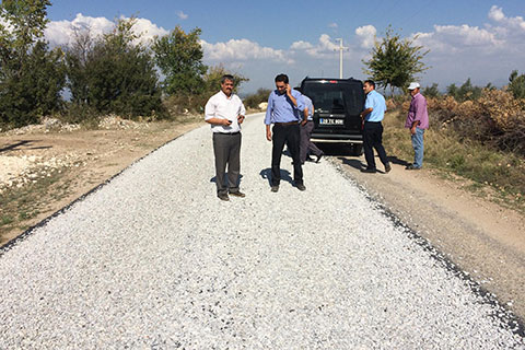 Asfaltlama kış gelmeden bitecek