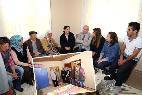 Uzun ailesinin yarasını Sevgi Eli sardı