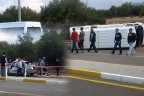 Minibüs otomobil ile çarpıştı, 2 ölü, 3 yaralı