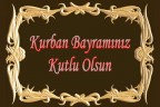 Kurban Bayramınız kutlu olsun