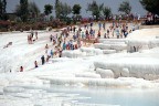 Pamukkale ziyaretçi sayısında zirvede