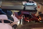 Alt geçitte zincirleme trafik kazası: 5 kişi hafif yaralı