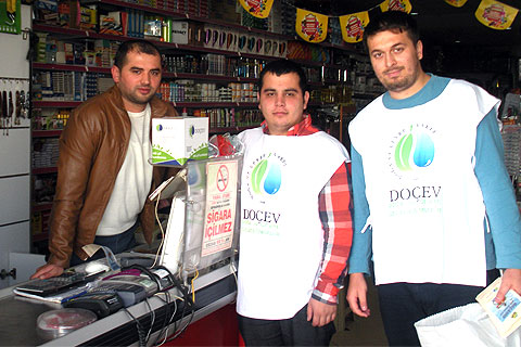 DOÇEV’den ilçelere atık pil kumbarası