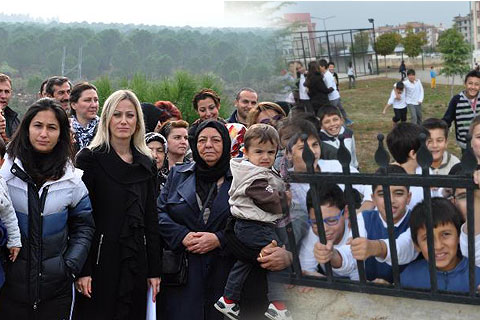Gerzele’de baz istasyonu eylemi