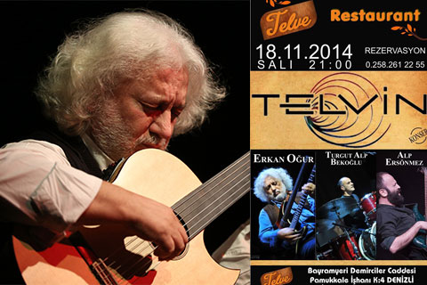 Telvin Trio konseri 18 Kasım’da