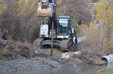 Suyun yönünü değiştirdiler