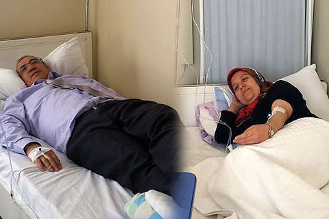 Çameli Belediye Başkanı Arslan ve eşi hastanelik oldu