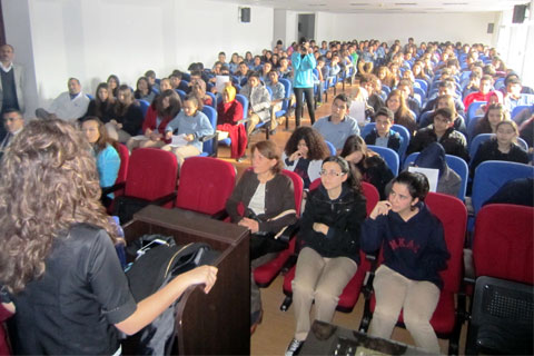 Öğrencilere obeziteyle mücadele anlatıldı