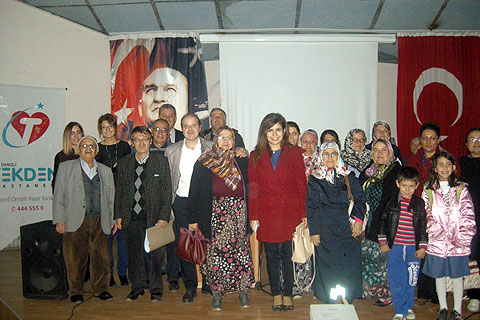 TEKDEN ÇAL’DA KALP HASTALIĞINA DİKKAT ÇEKTİ