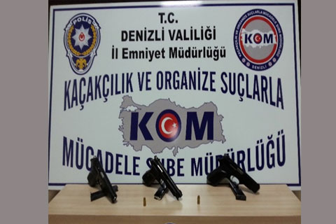 Emniyetten silah operasyonu