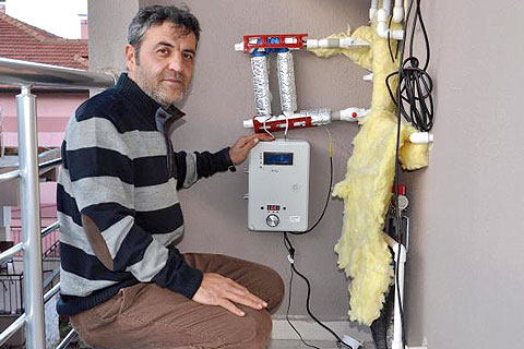 DENİZLİLİ MUCİT DOĞALGAZ TASARRUF CİHAZI YAPTI